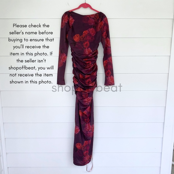NEW House of CB Lanetta Romantic Floral Maxi Dress Small - Picture 9 of 11